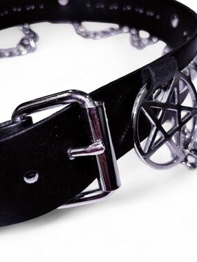 Funk Plus Studded Pentagram Belt Size M